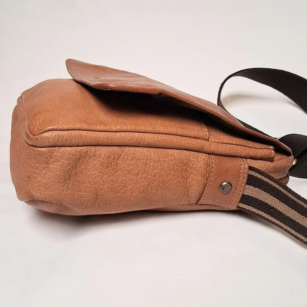 Picard Men's Tan Leather Crossbody Bag